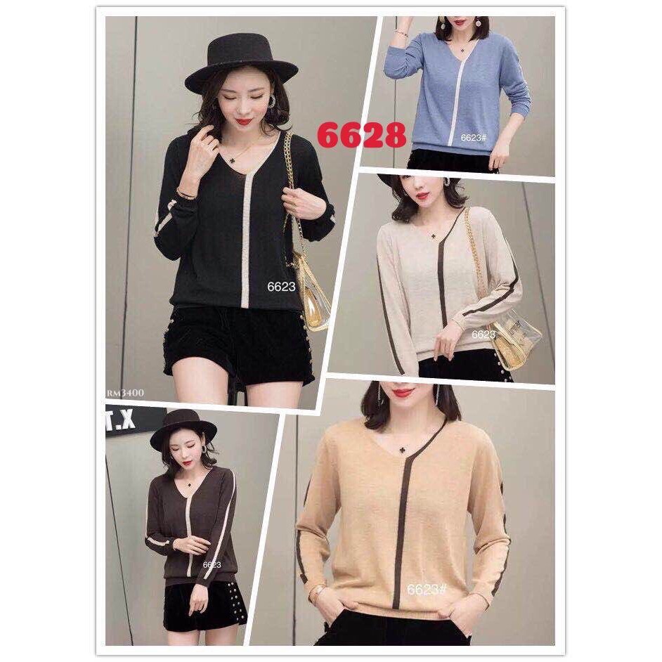 Bao rẻ - Bao đẹp&quot; Ao len phối kẻ nổi bật trẻ trung năng động