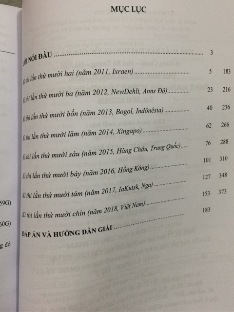 Sách - Tuyển tập Đề thi, Đáp án của 19 kì thi Olympic Vật lí châu Á Tập 2