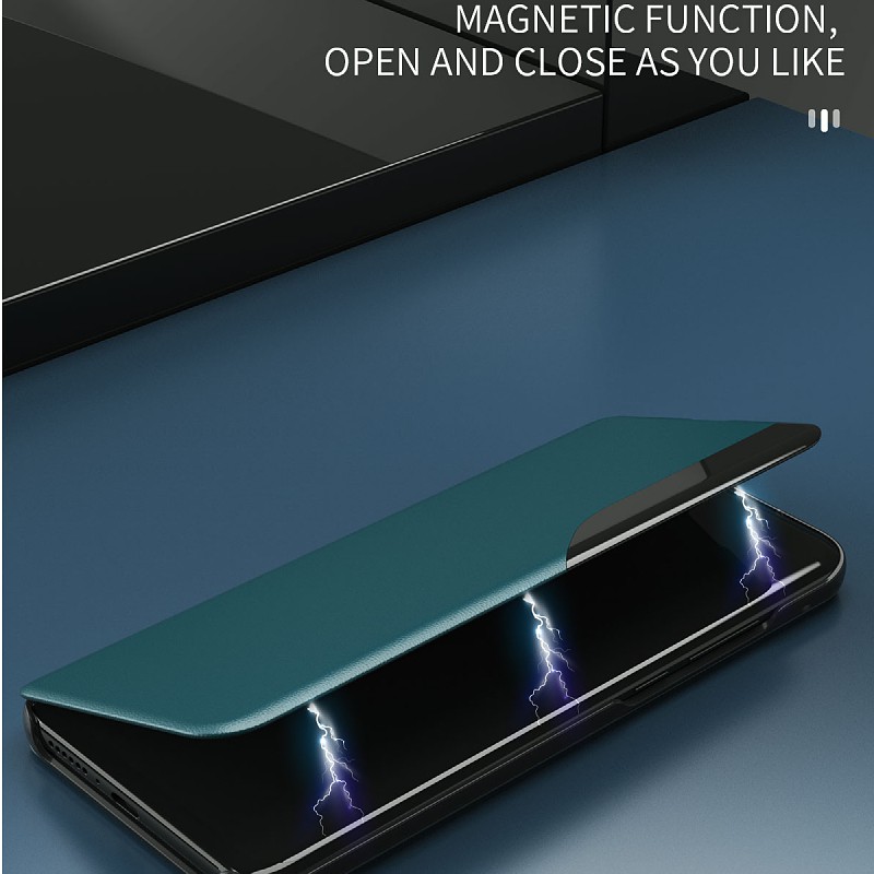 Vỏ Bao Da Điện Thoại Nắp Lật Nửa Mặt Hiển Thị Màn Hình Cho Samsung Galaxy Note8 Note9 Note10 pro Note20 Note20 + Ultra Ốp