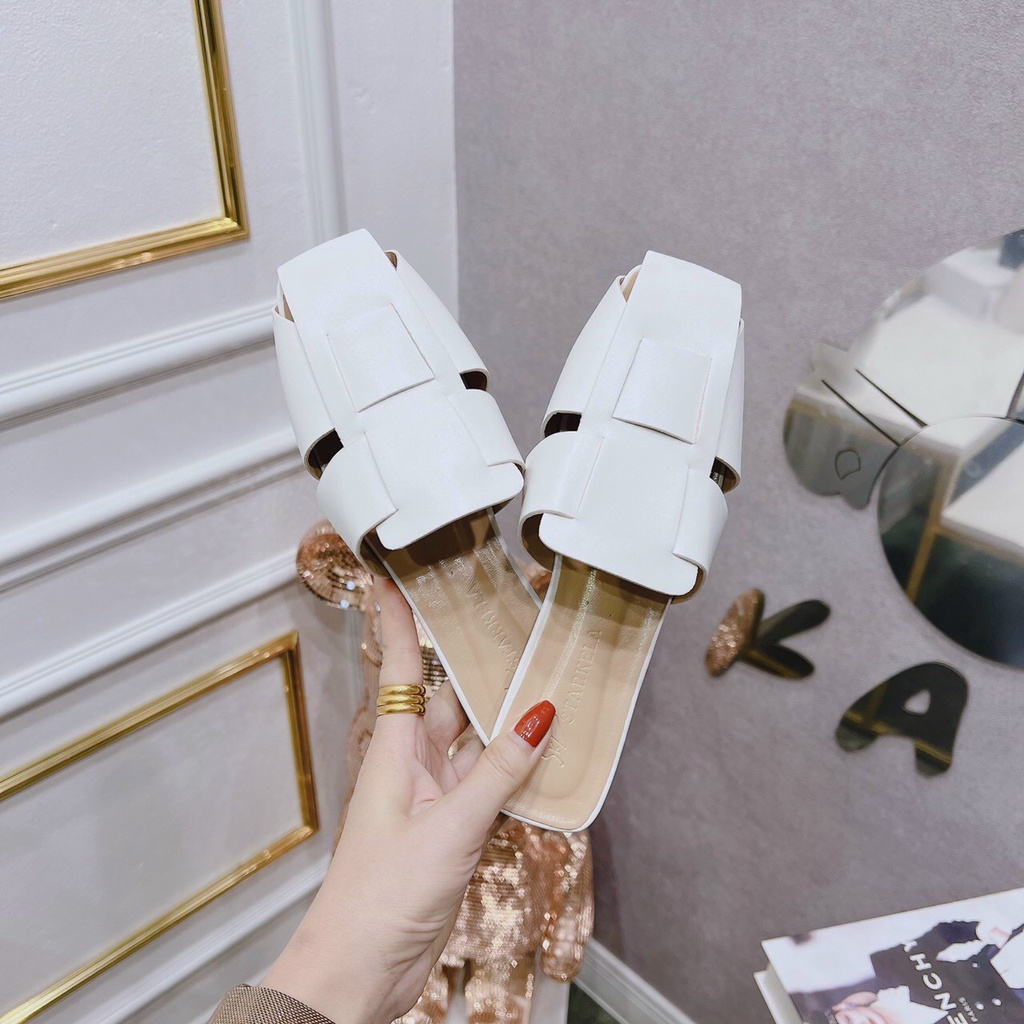 Hàng sẵn Sục đan - sục mũi vuông đế bệt cực xinh