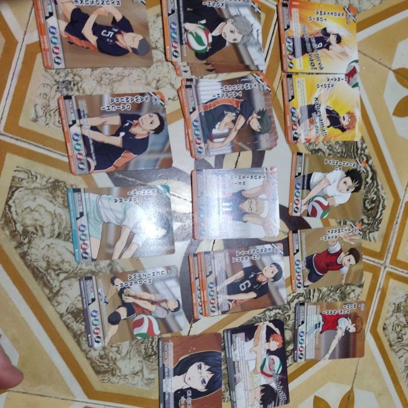 THẺ BÀI HAIKYU , CÓ TẶNG TOP