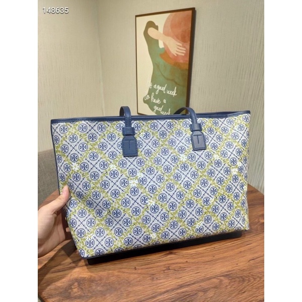 Sale túi tote TB size to, chất đẹp, khoá kéo kín miệng