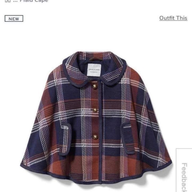 Áo cape Jack & Jannie bé gái