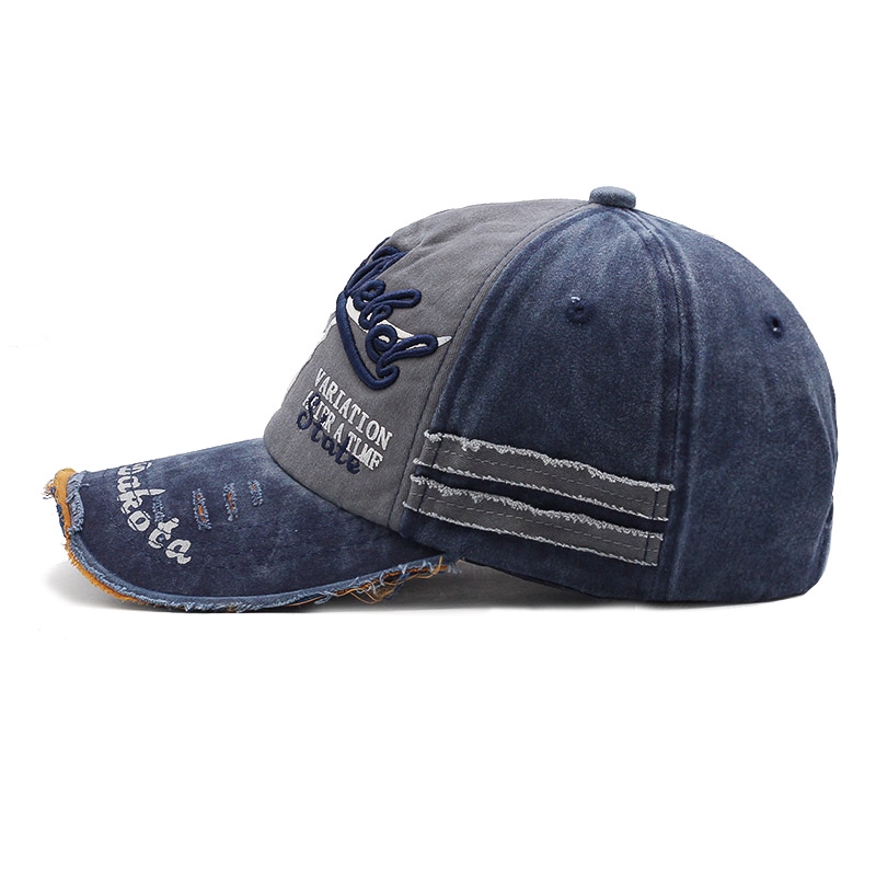 Customized vintage style embroidered cap for spring summer