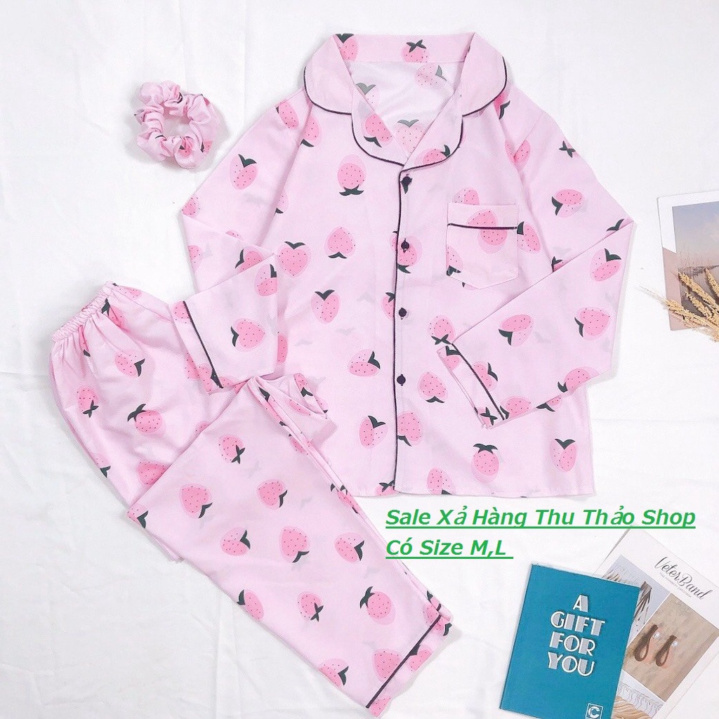 [Mã 44FASHIONSALE1 giảm 10K đơn 50K] [Sale Xả Hàng- Bộ Ngủ Pijama Tay Dài-Đồ Bộ Mặc Nhà-Vải Thái Lọai 1-Hàng Có Size.