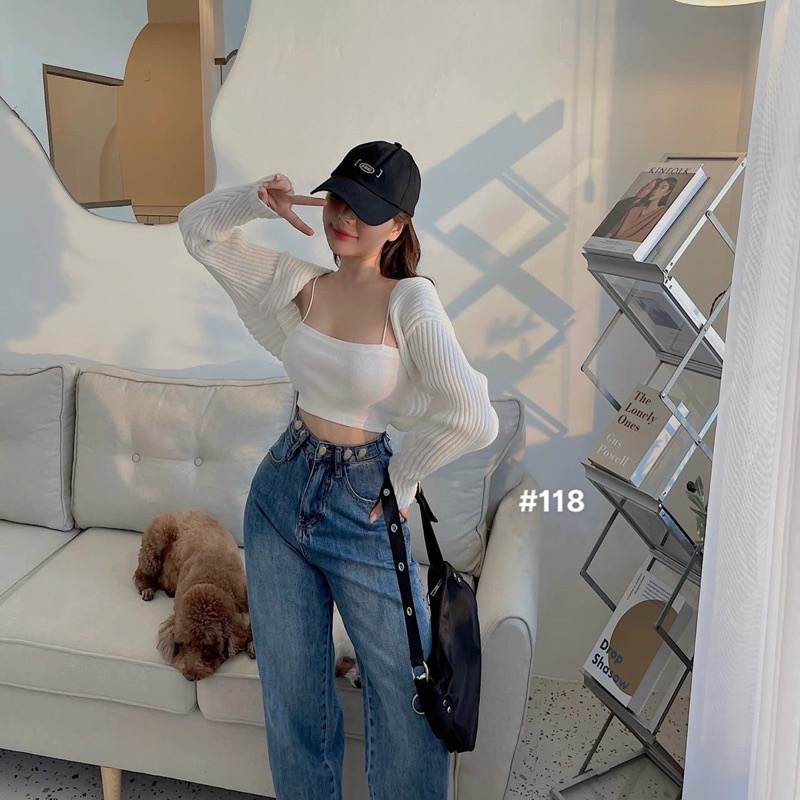 Bigsize(30-35) Quần Jeans Suông Nữ VNXK✈️FREESHIP Size Lớn Lưng Kiêu Baggy Ms118 TC shop Jeans