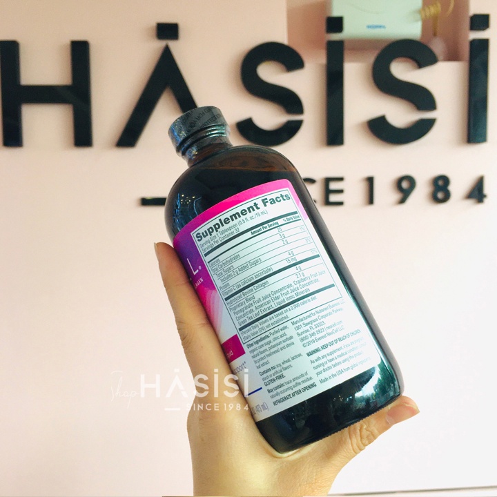 Nước Uống Collagen Lựu NEOCELL - Collagen +C Pomegranate Liquid 473ml