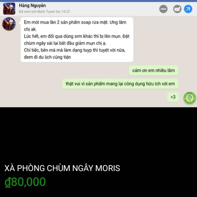 [Mùi Quế] Xà phòng handmade (da mặt/body) chùm ngây Moris 100gr | BigBuy360 - bigbuy360.vn