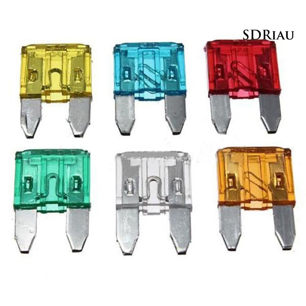 Bộ 60 cầu chì 5A 10A 15A 20A 25A 30A thích hợp cho xe hơi