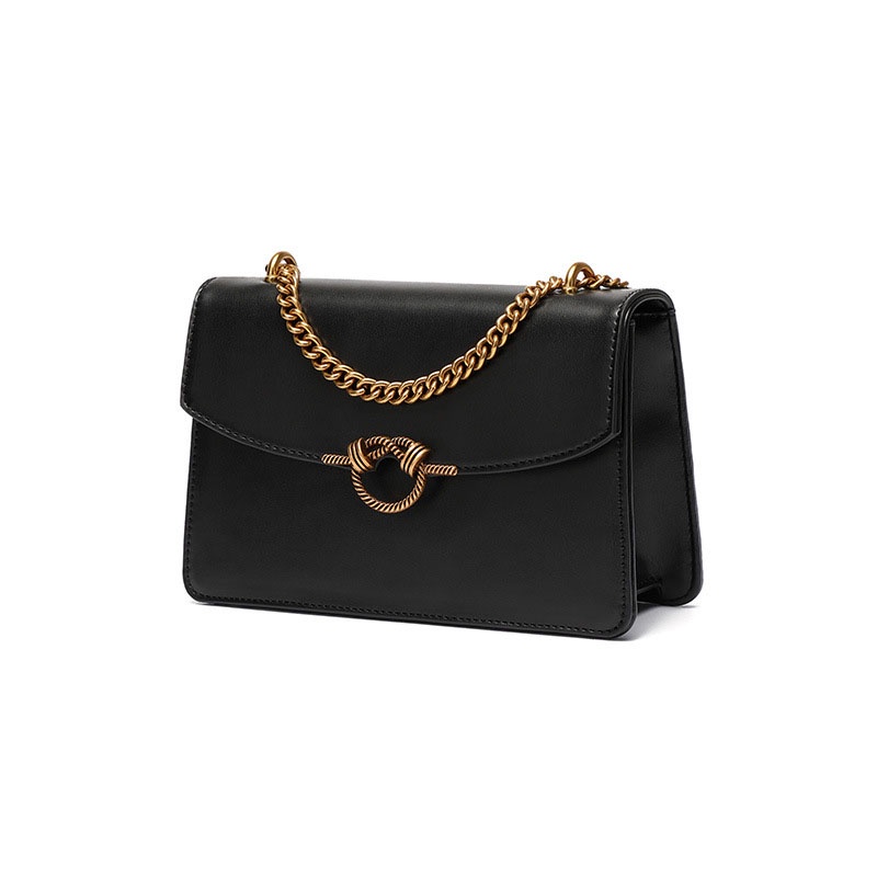 Túi đeo vai IELGY dáng vuông nhỏ dây đeo sợi xích thời trang dành cho nữ