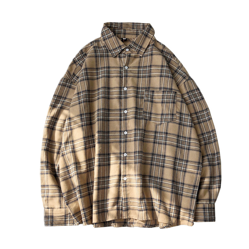 Áo Khoác Sơ Mi Tay Dài Kẻ Sọc Ca Rô Tf2 Cho Nam | BigBuy360 - bigbuy360.vn