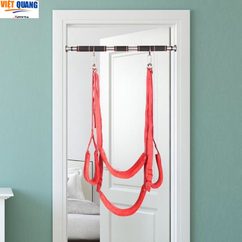 Xà Đơn Treo Tường Gắn Cửa 60-130cm Đa Năng Không Cần Bắt Vít