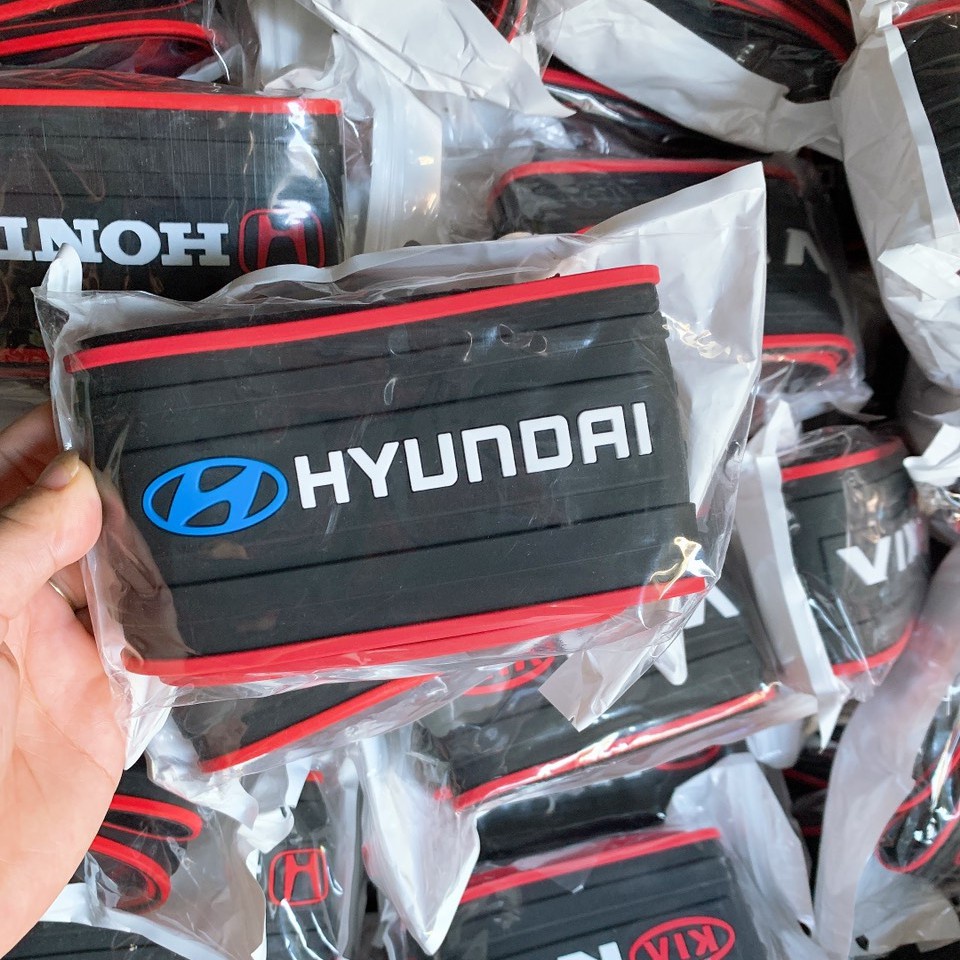 HYUNDAI - Bộ Miếng Dán Chống Trầy Xước Có Logo Hãng HYUNDAI Bảo Vệ Bậc Cửa Và Dán Cốp Xe Hơi, Xe Ô Tô - Auto Bảo Lộc