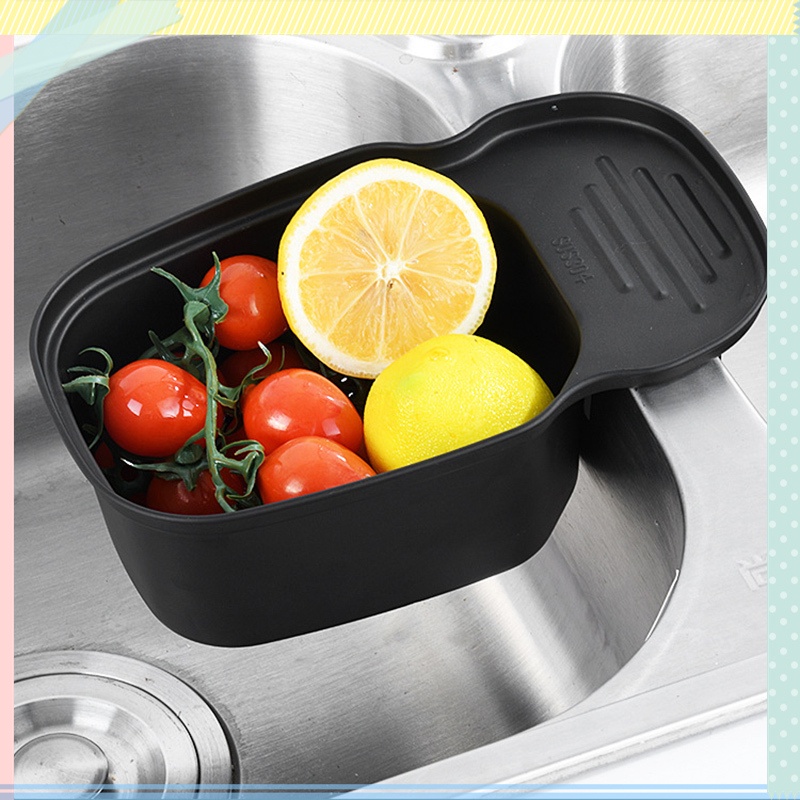 Giá Inox Gắn Bồn Rửa Chén Lọc Rác Tiện Dụng Cho Nhà Bếp
