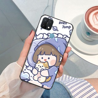 [HÀNG MỚI] Ốp lưng OPPO A53 2020 in hình cô gái dễ thương Roro Jump