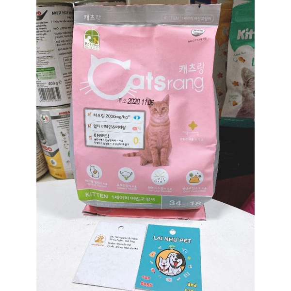 Thức ăn cho mèo con Catsrang Kitten 400g
