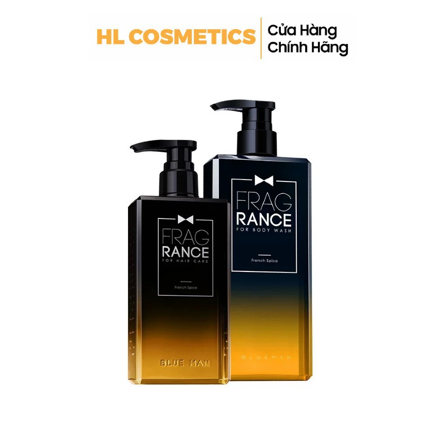 Combo sữa tắm & dầu gội nước hoa Blueman hương thơm dài lâu dưỡng ẩm 500ml-400ml | BigBuy360 - bigbuy360.vn