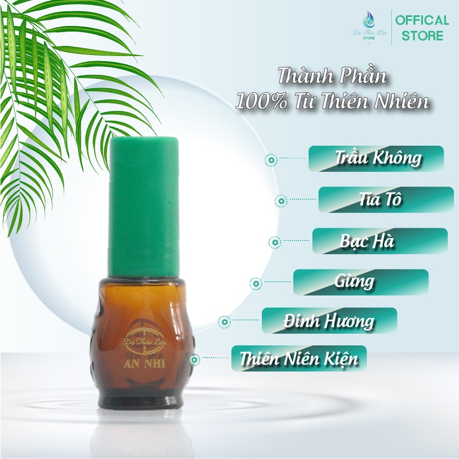 Tinh Dầu An Nhi Dạ Thảo Liên ( 5ml) Thảo Dược Thiên Nhiên giúp làm sạch, thông thoáng đường hô hấp