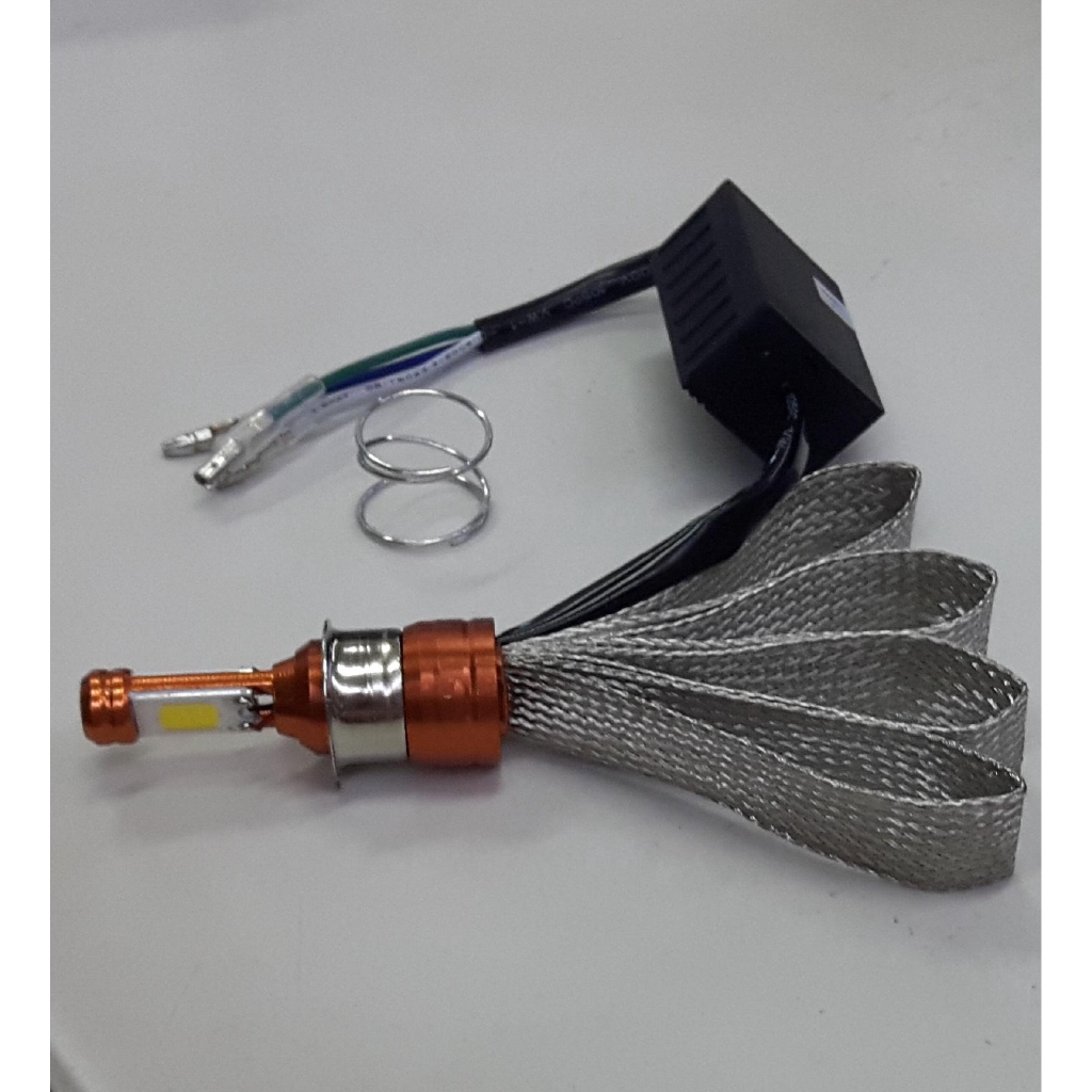 Bóng đèn Led xe máy chân M5 - Sử dụng điện máy theo xe 12V AC