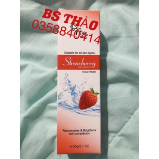 Sữa rửa mặt fixderma strawberry trẻ hoá da 60g