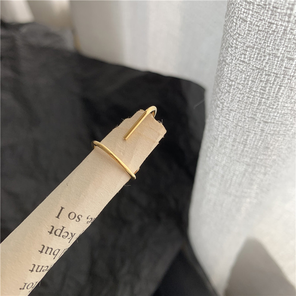 Nhẫn Đeo Tay Kim Loại Đính Đá Phong Cách Hàn Quốc Cho Nữ