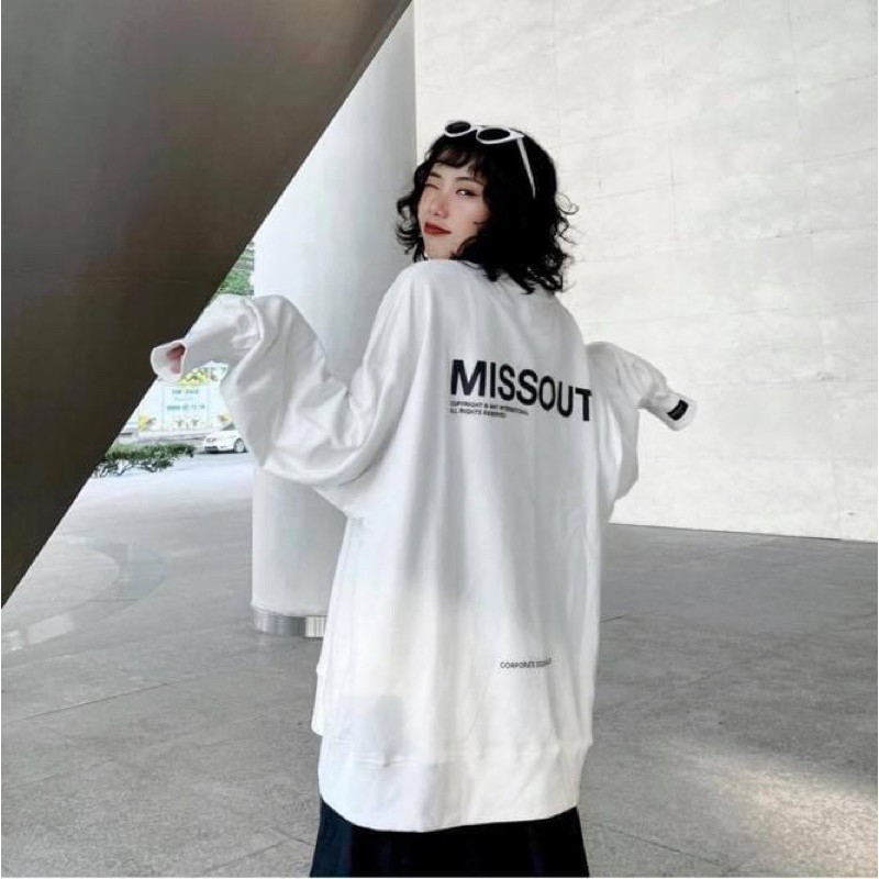 [Mã SKAMCLU101 giảm 10% đơn 100K] Áo sweater missout