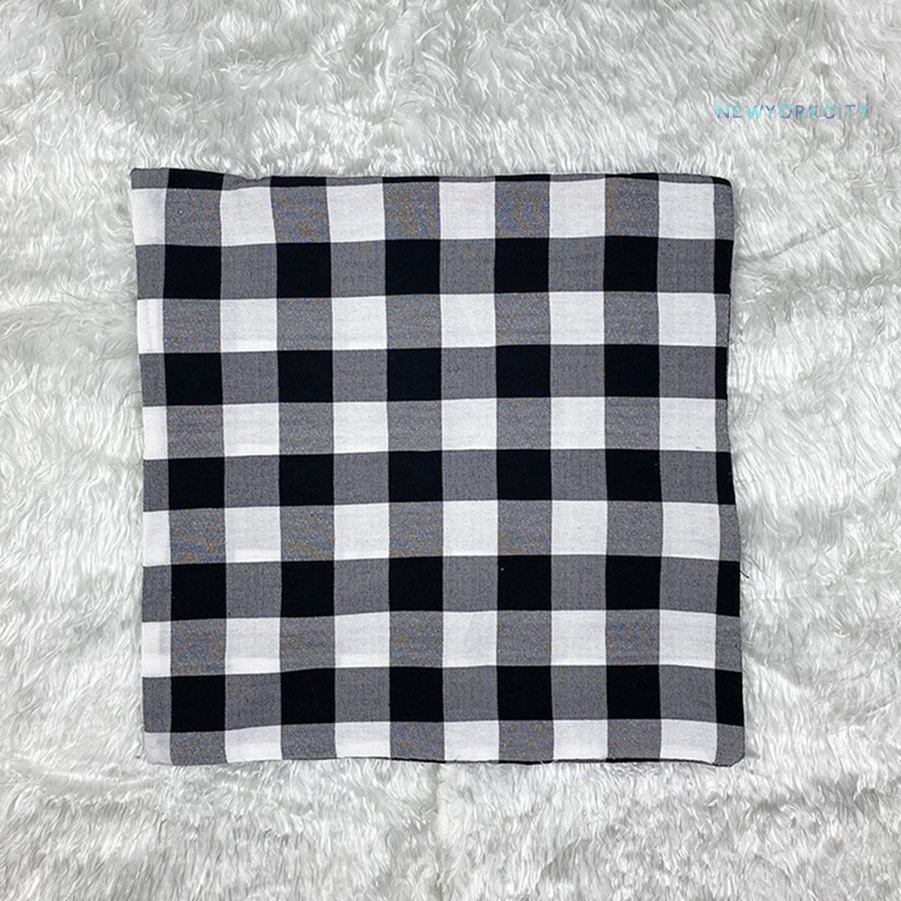 Vỏ Gối Vuông Họa Tiết Sọc Ngang Độc Đáo Trang Trí Nội Thất