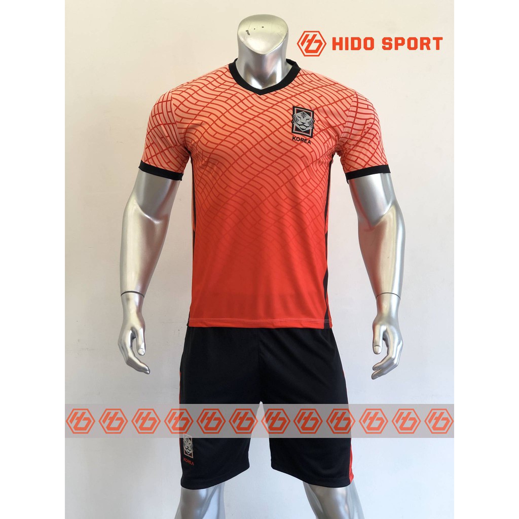 Quần áo bóng đá đồ đá banh ĐỘI TUYỂN HÀN QUỐC màu ĐỎ mới nhất 2020-2021