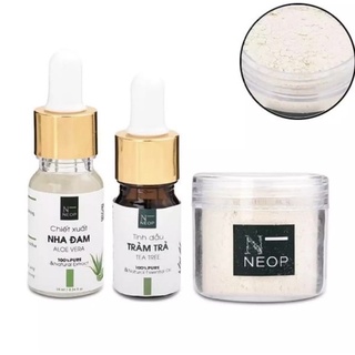 Set 3 sản phẩm bùn khoáng thiên nhiên neop - tẩy tế bào chết cho da mặt - làm mặt nạ dưỡng da trắng mịn