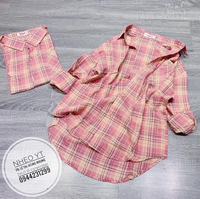 Áo sơ mi kẻ hot hit