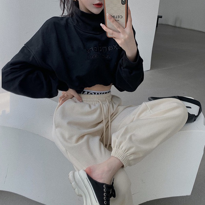 Ulzzang ( 얼짱) - ÁO NỈ THU ĐÔNG CỔ LỌ THỜI TRANG NỮ (CHẤT DÀY)
