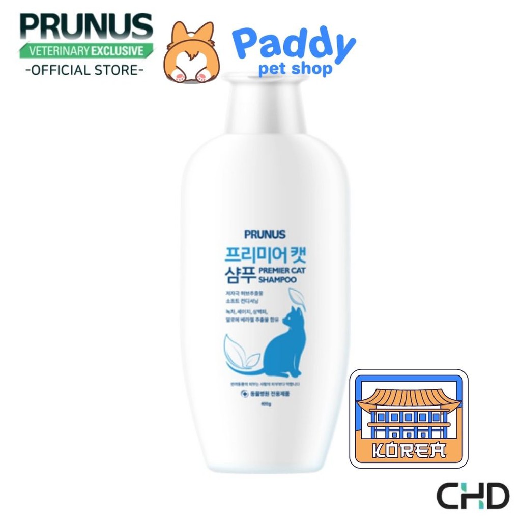 Sữa Tắm Mèo Cao Cấp Prunus Premier Cat (400ml)