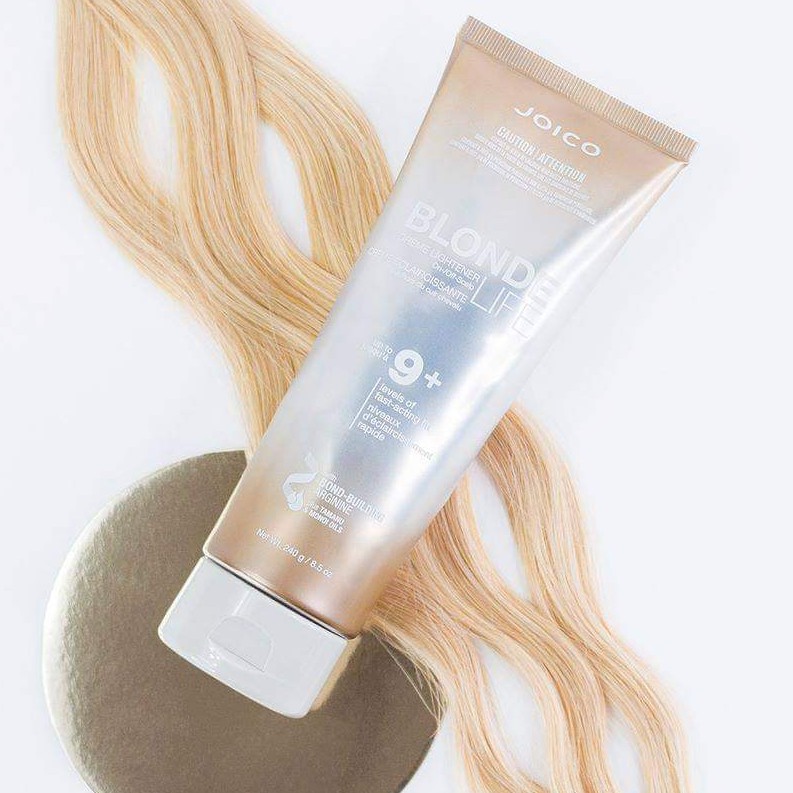 Kem Tẩy Tóc An Toàn Cho Da Đầu JOICO Blonde Life Crème Lightener Nâng Tông Cấp Độ 9 - 240g