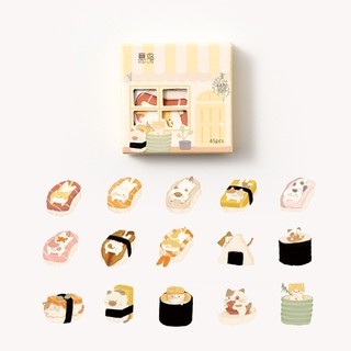 Bộ Sticker 45 miếng động vật trang trí cực xinh