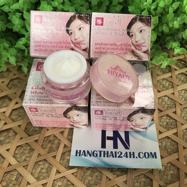 KEM DƯỠNG TRẮNG TRỊ ĐỐM NÂU, ĐỒI MỒI, TÀN NHANG GLUTATIONE CREAM - HIYADY