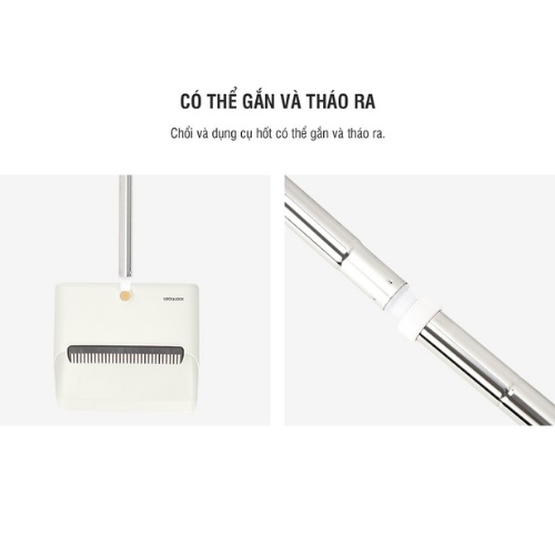 Bộ chổi quét nhà Lock&amp;Lock chính hãng kèm dụng cụ hốt ETM465 - Hàng chính hãng