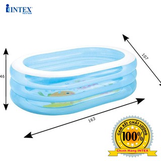 BỂ BƠI PHAO HÌNH OVAL INTEX 57482