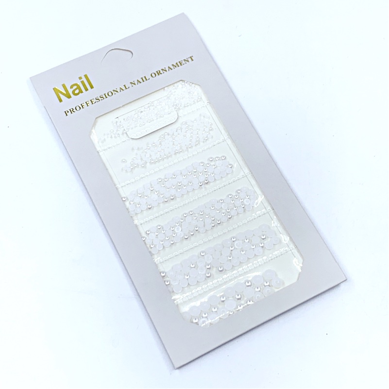 Đá Tròn Nửa Chân Bằng Gắn Móng Trang Trí Móng