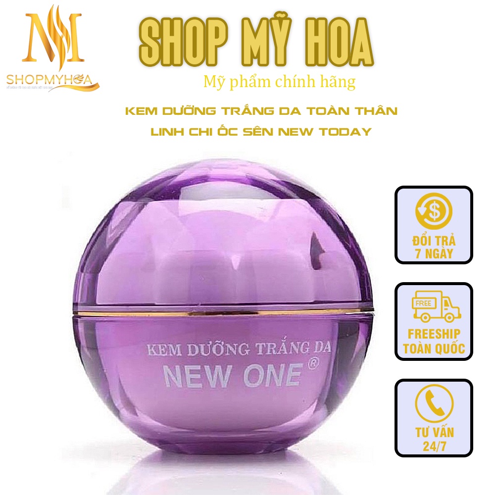 Kem body -Kem Dưỡng Trắng Toàn Thân Linh Chi Ốc Sên New Today giúp da luôn căng bóng cam kết chính hãng