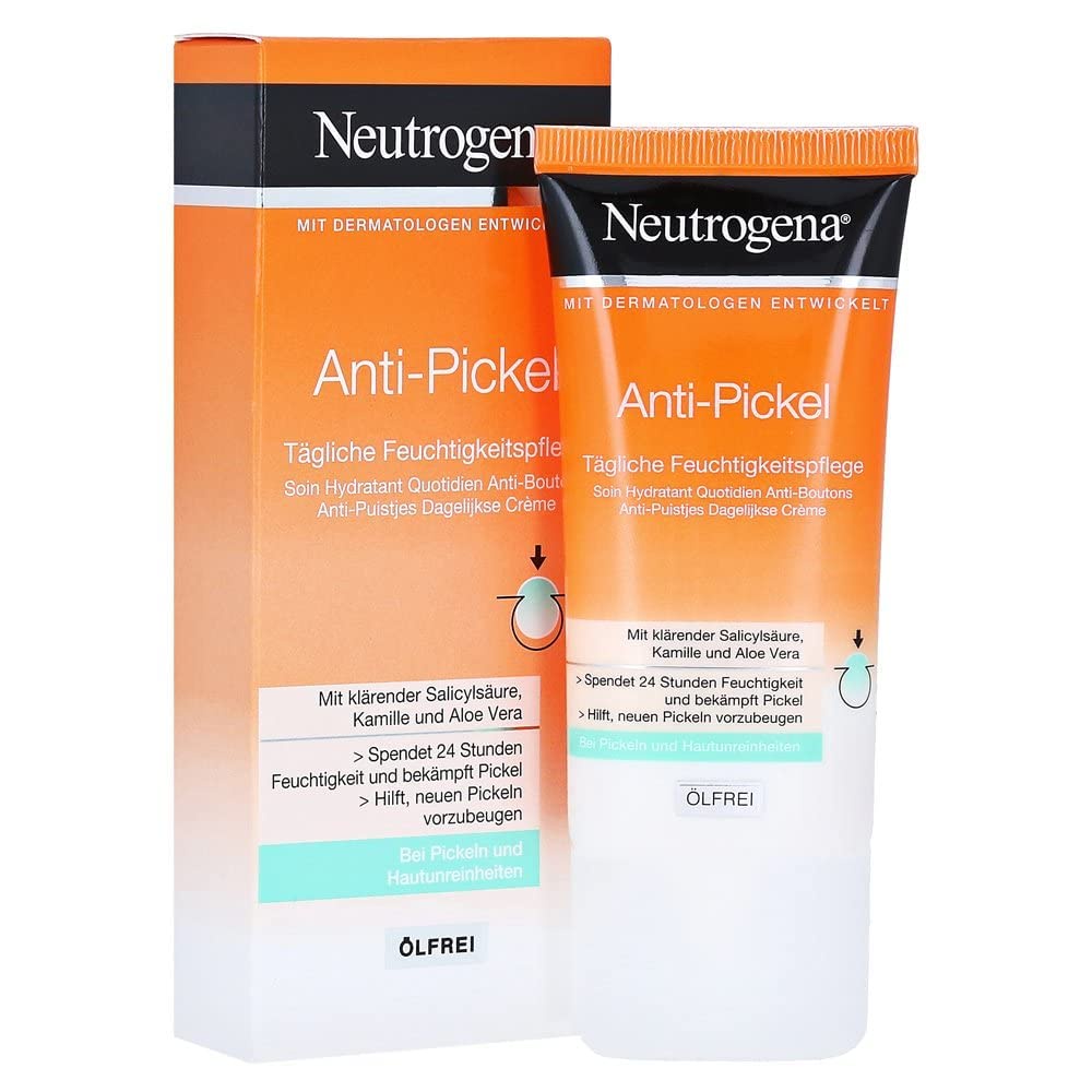 Kem dưỡng ẩm chống mụn hàng ngày - Neutrogen Anti Pickel Tagliche 50ml dành cho da mụn, nhạy cảm