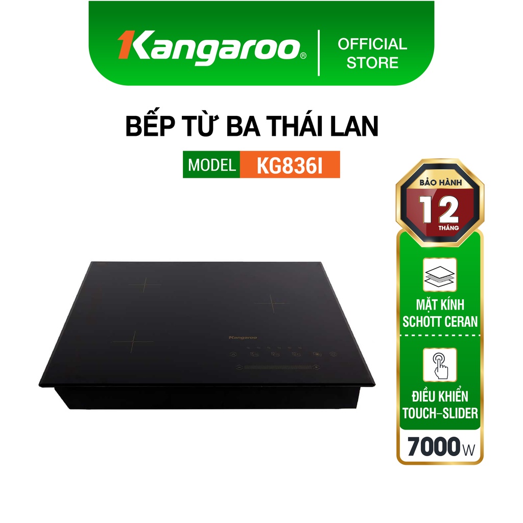 Bếp từ ba Thái lan Kangaroo KG836i