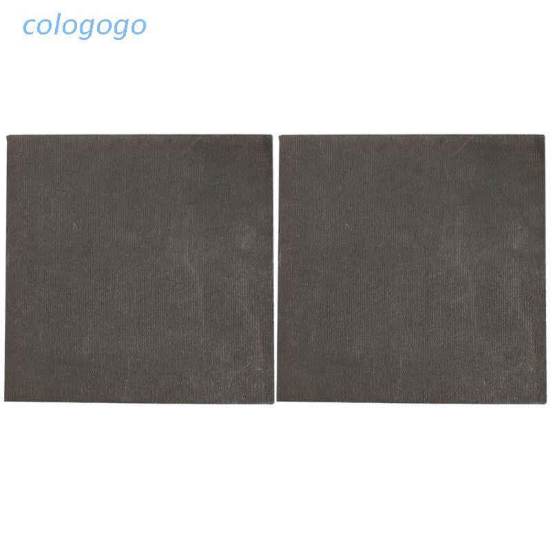 Set 2 tấm than chì độ nguyên chất cao 100x100x2mm dùng cho làm bảng điện cực DIY chuyên dụng