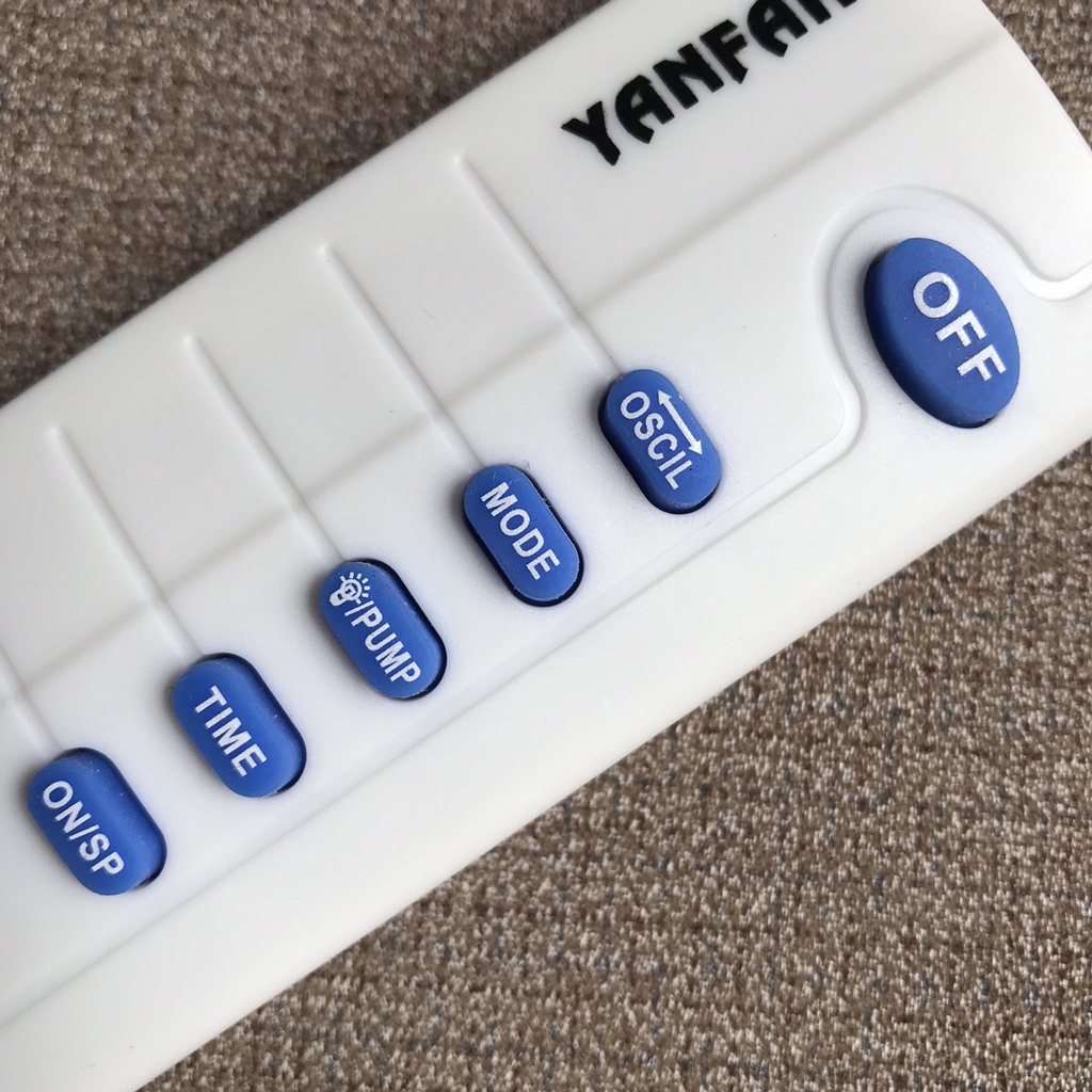 remote điều khiển quạt YANFAN hàng zin , tặng kèm pin