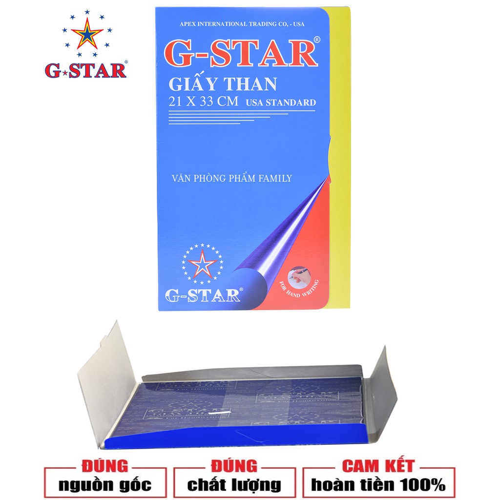 Xấp 100 Tờ Giấy Than Thái Lan Gstar Cao Cấp