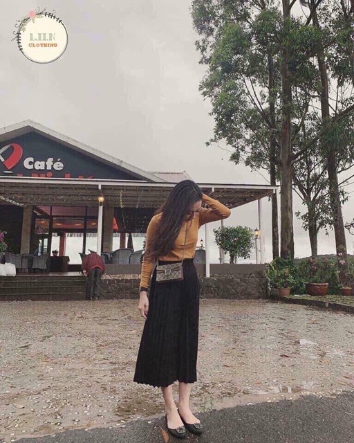 CHÂN VÁY DÀI XẾP LY CHẤT ĐẸP | BigBuy360 - bigbuy360.vn