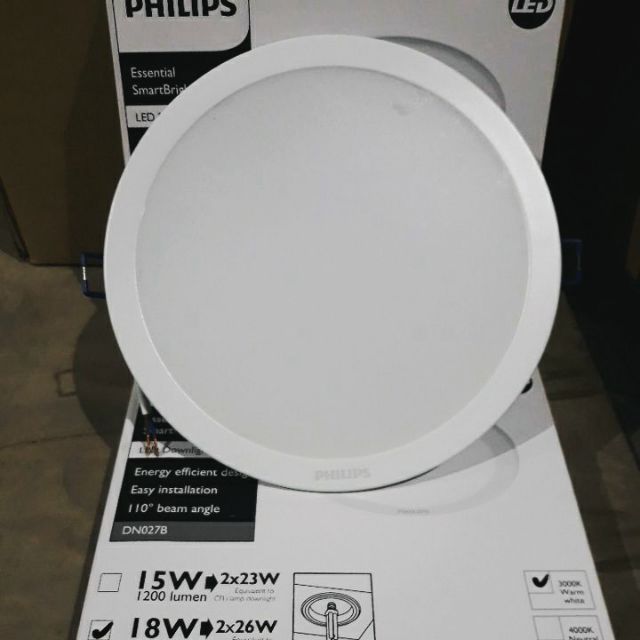 Đèn led âm trần DN027B LED 15  175 RD PHILIP