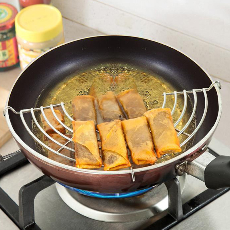 Khung Phơi Ráo Dầu Bằng Thép Không Gỉ Tiện Lợi Cho Nhà Bếp HOUSEEKER