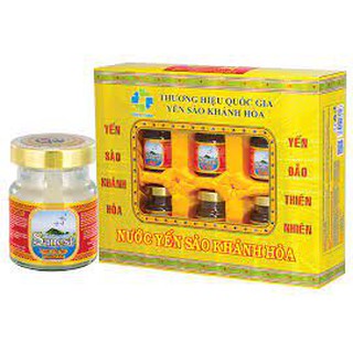 Hộp nước yến sào Sanest Có đường hũ 70ml (6 hũ)