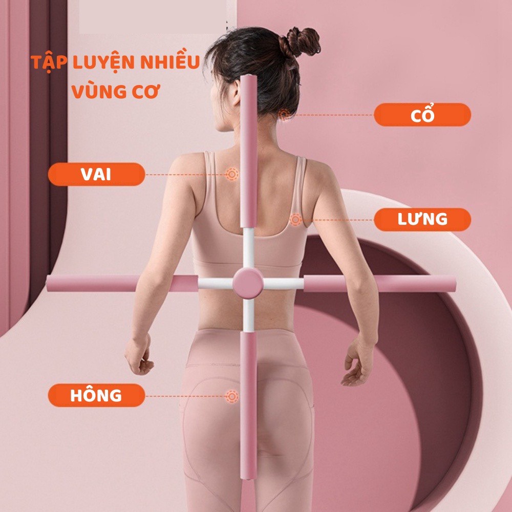 Gậy Gậy Tập Yoga Định Hình Tư Thế Lưng Vai, Chống Gù Lưng, Bằng Thép Không Gỉ Cải Thiện Vóc Dáng Cho Dân Văn Phòng