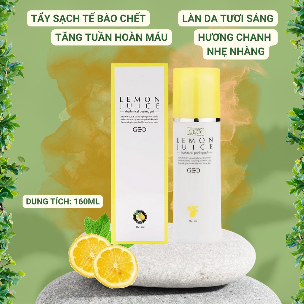 Tẩy da chết Geo Lemon Juice Rhythmical Peeling 160ml
